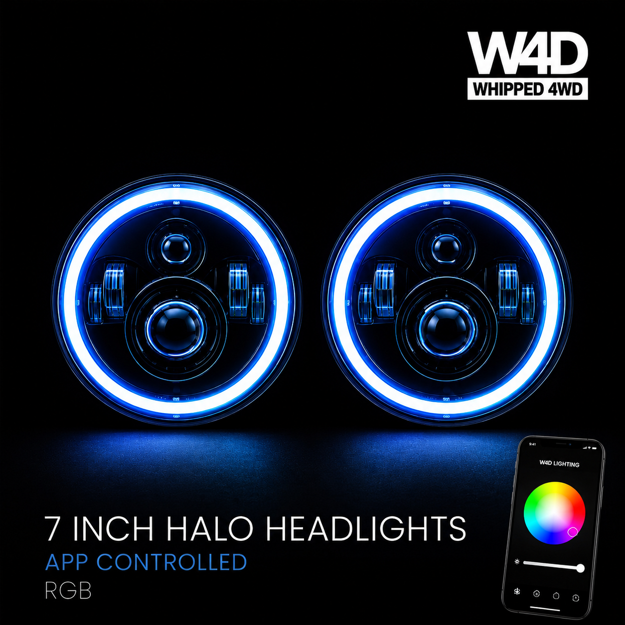 7” Halo Headlights