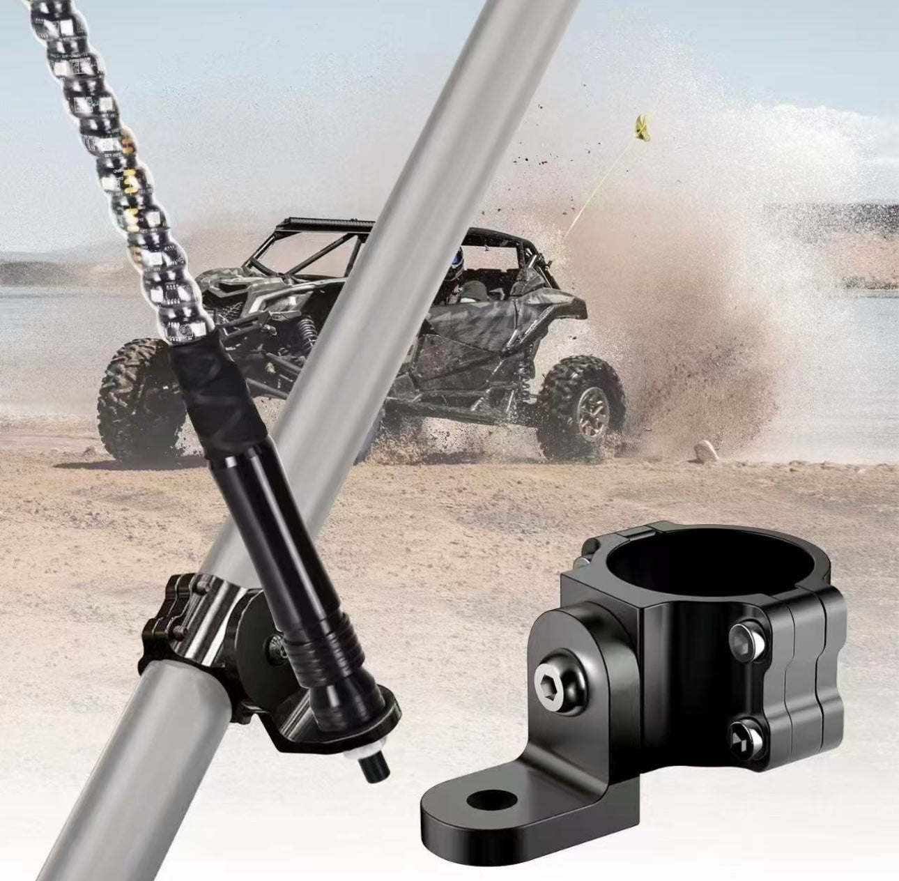 WHIP BULL BAR / RAIL MOUNTS