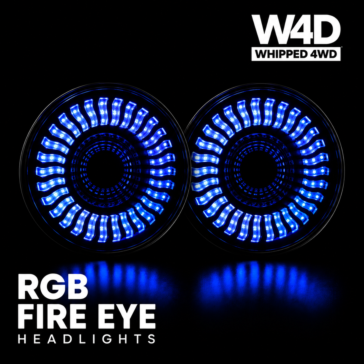 7” Fire Eye Headlights