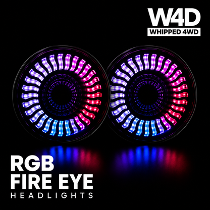 7” Fire Eye Headlights