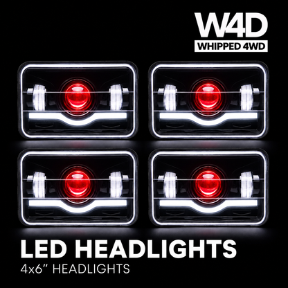 4”x6” Whipped 4WD Sunrise Headlights