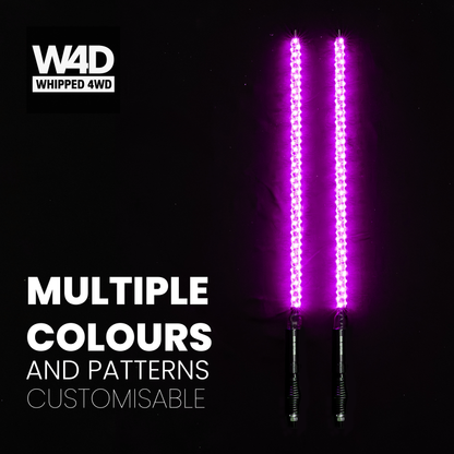3FT LED FLEXI RGB WHIP LIGHTS