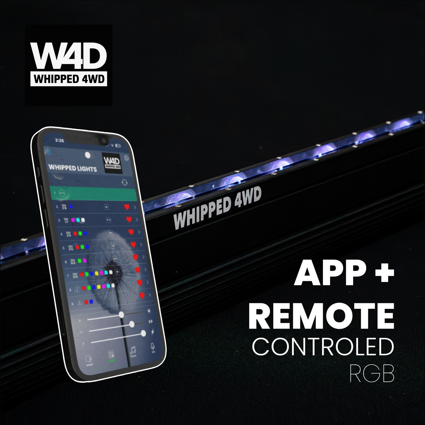 50" LED RGB LIGHT BAR