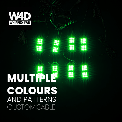 ULTRA BRIGHT RGB ROCKLIGHTS 8 PACK