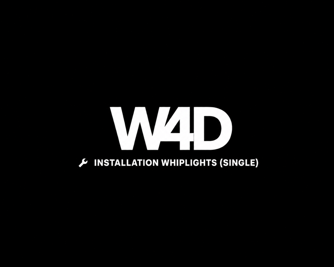 INSTALLATION - WHIP LIGHT (SINGLE)