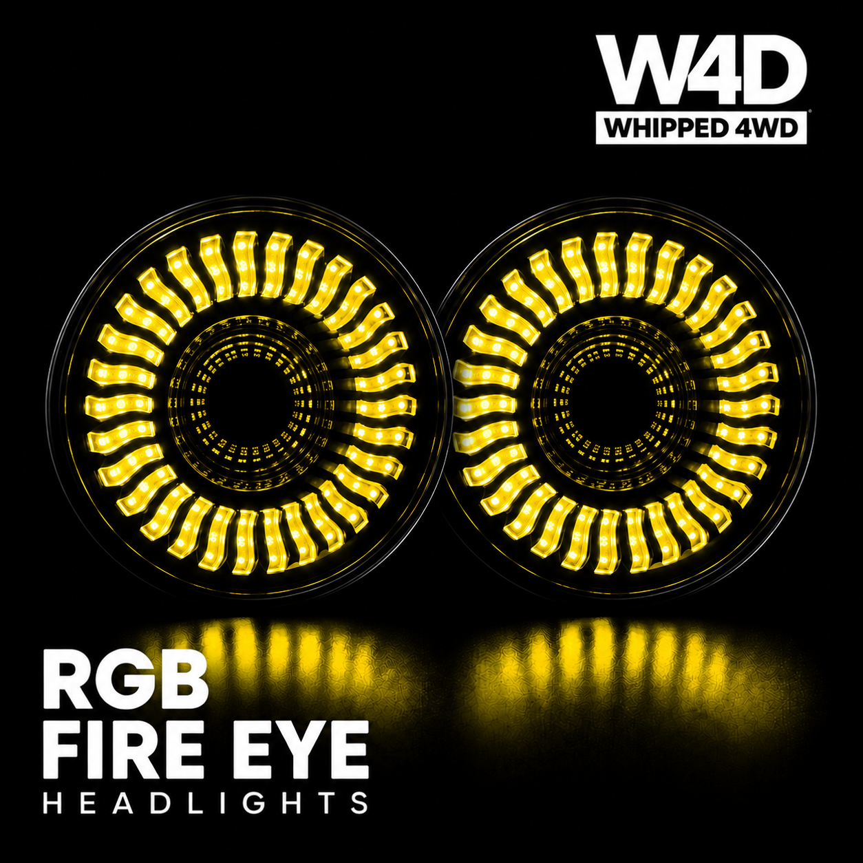 7” Fire Eye Headlights