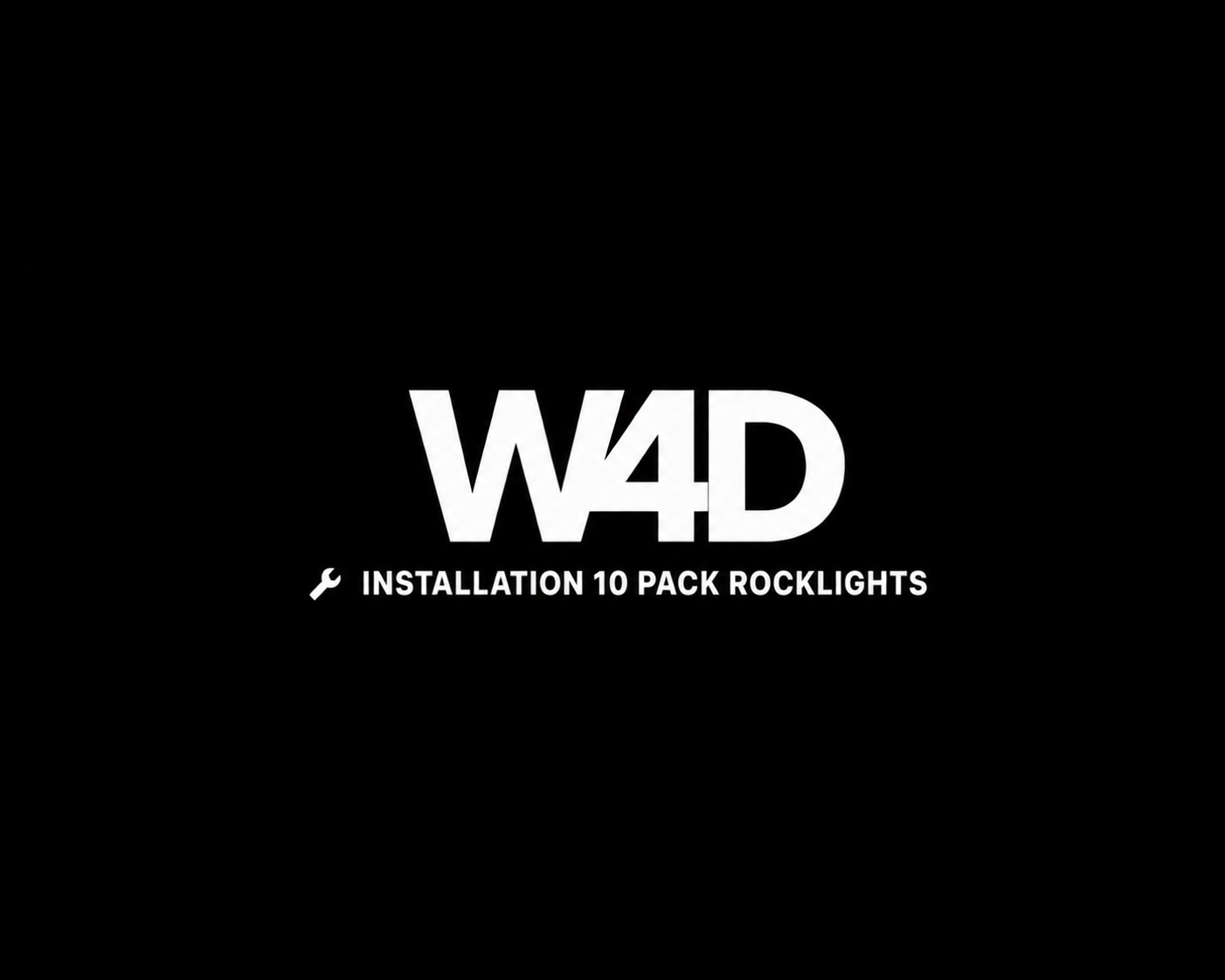 INSTALLATION - 10 PACK ROCKLIGHTS