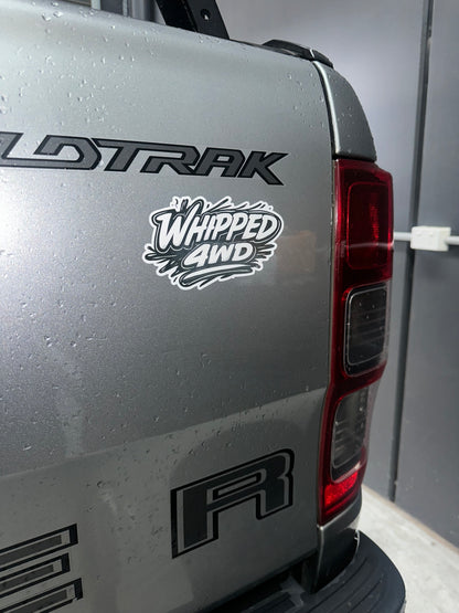NEW WHIPED 4WD Sticker