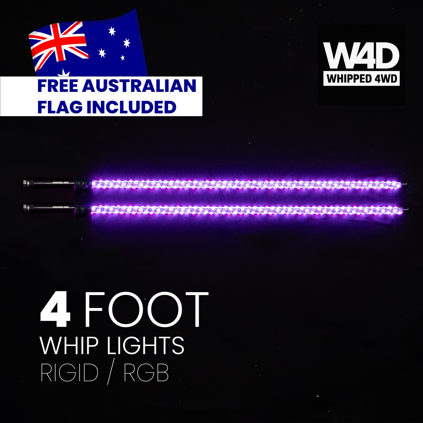 4FT LED RIGID WHIP RGB LIGHT