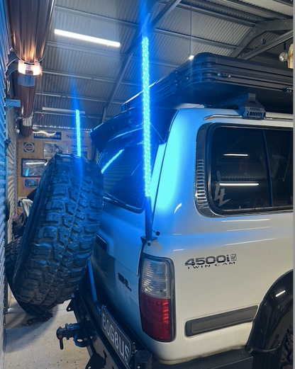 3FT LED FLEXI RGB WHIP LIGHTS