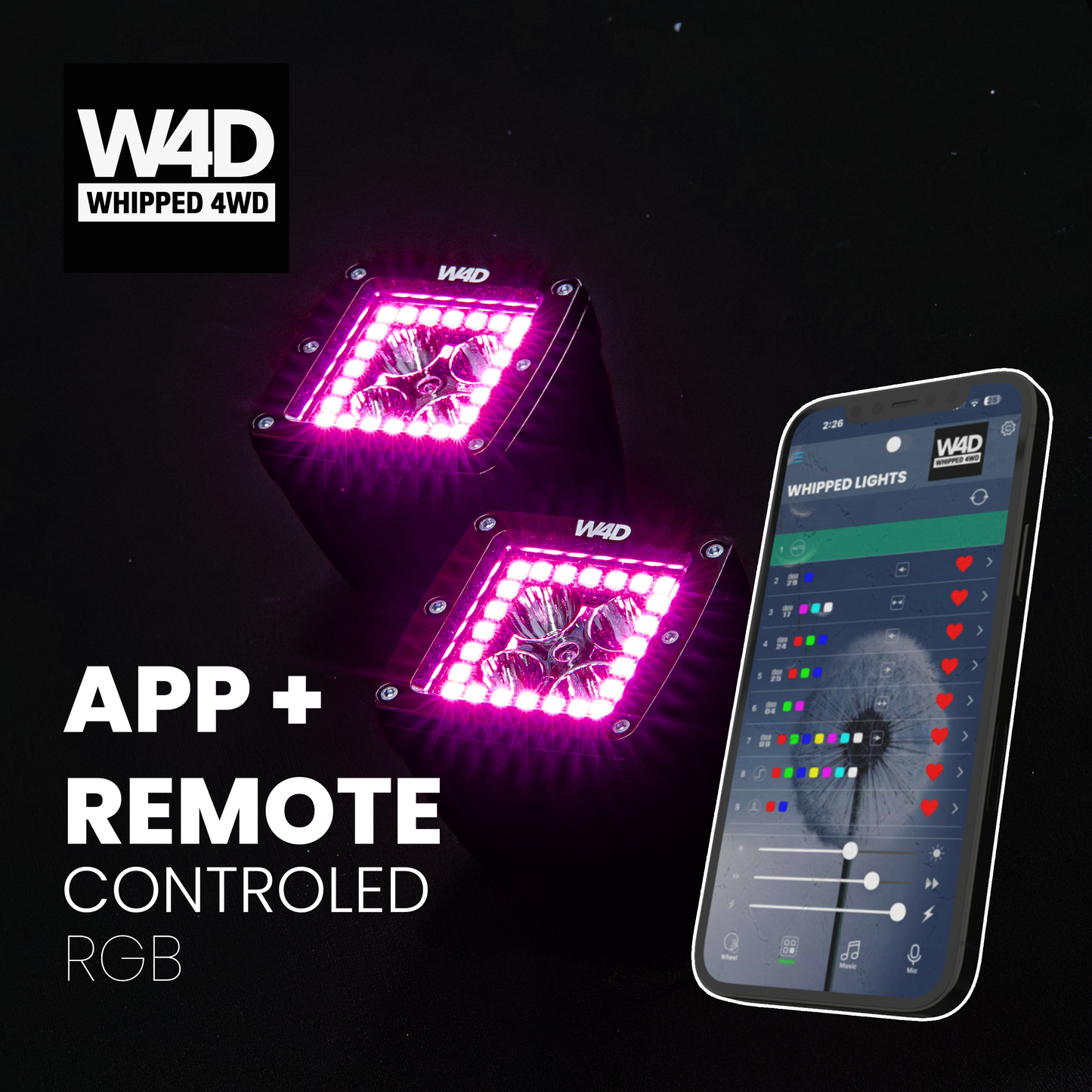 G6 POD LED RGB LIGHTS