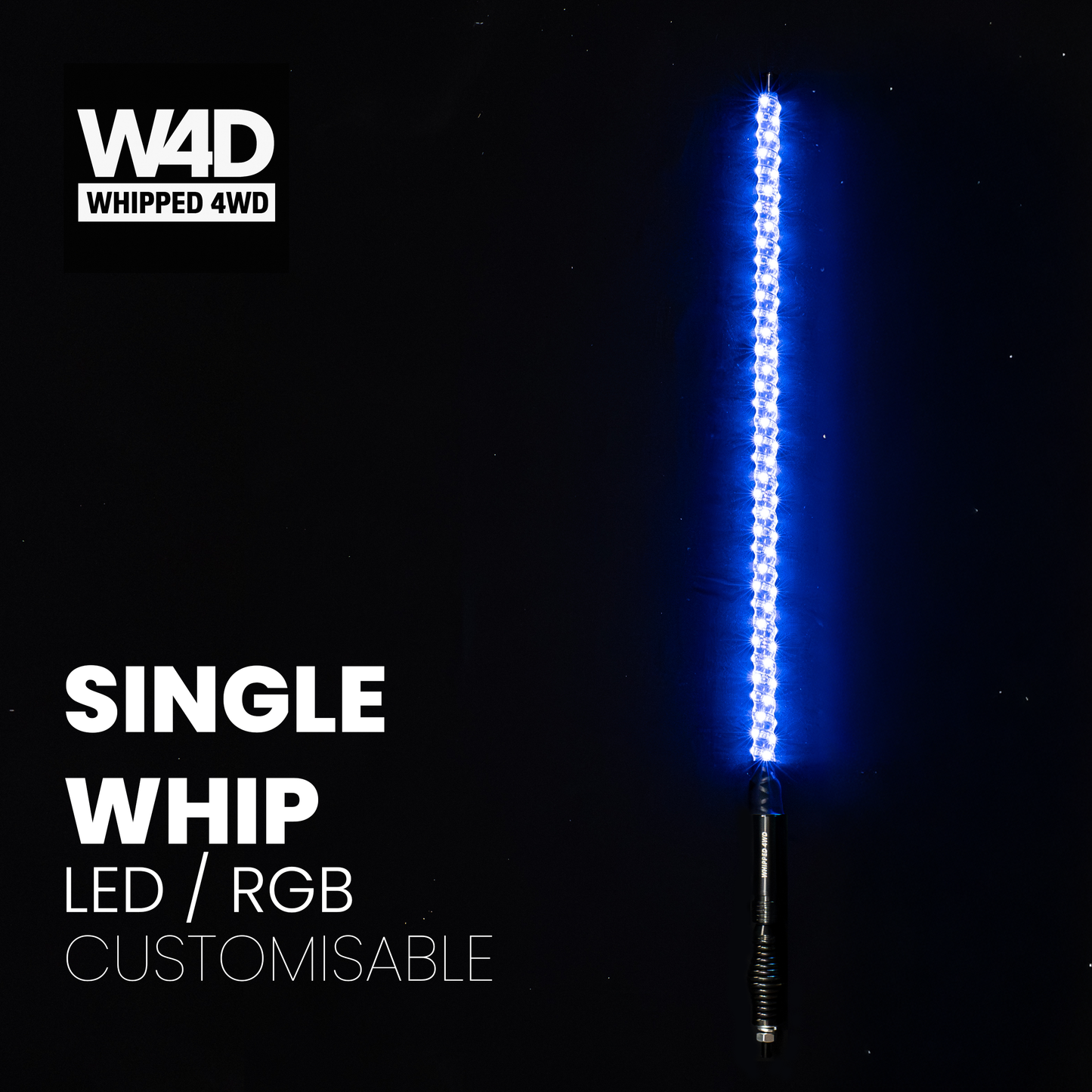 3FT LED FLEXI RGB WHIP LIGHTS