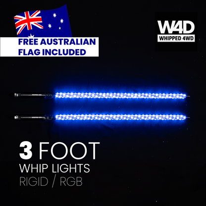 3FT LED RIGID RGB WHIP LIGHTS