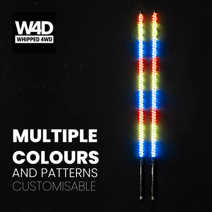 4FT LED FLEXI RGB WHIP LIGHTS