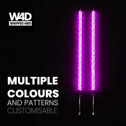 3FT LED RIGID RGB WHIP LIGHTS