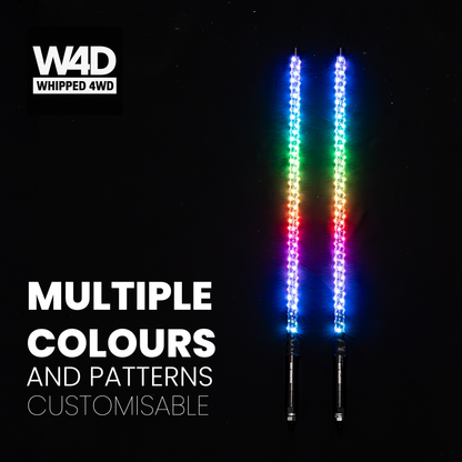 3FT LED RIGID RGB WHIP LIGHTS