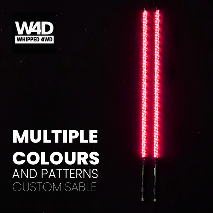 4FT LED FLEXI RGB WHIP LIGHTS