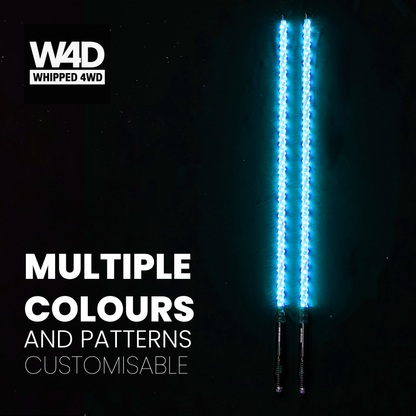 4FT LED FLEXI RGB WHIP LIGHTS