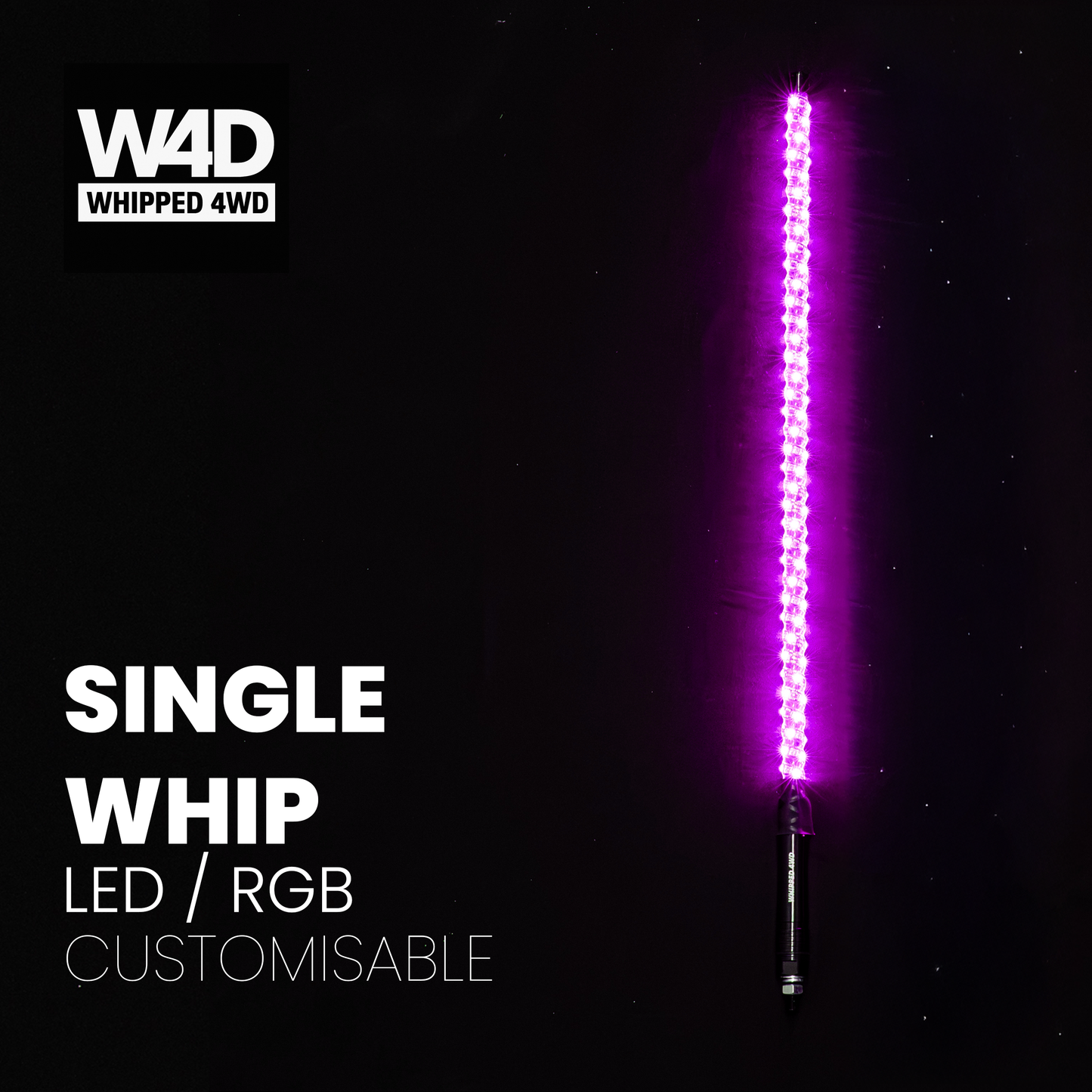3FT LED RIGID RGB WHIP LIGHTS