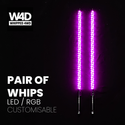 3FT LED RIGID RGB WHIP LIGHTS